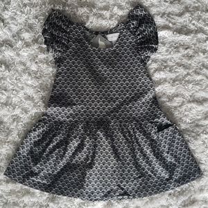 Black and white dress